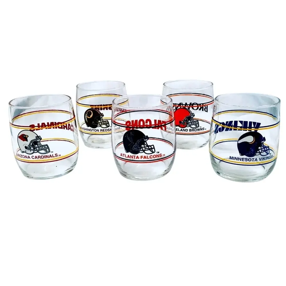 VTG 1990’S NFL FOOTBALL TEAM NAME & HELMET GLASSES